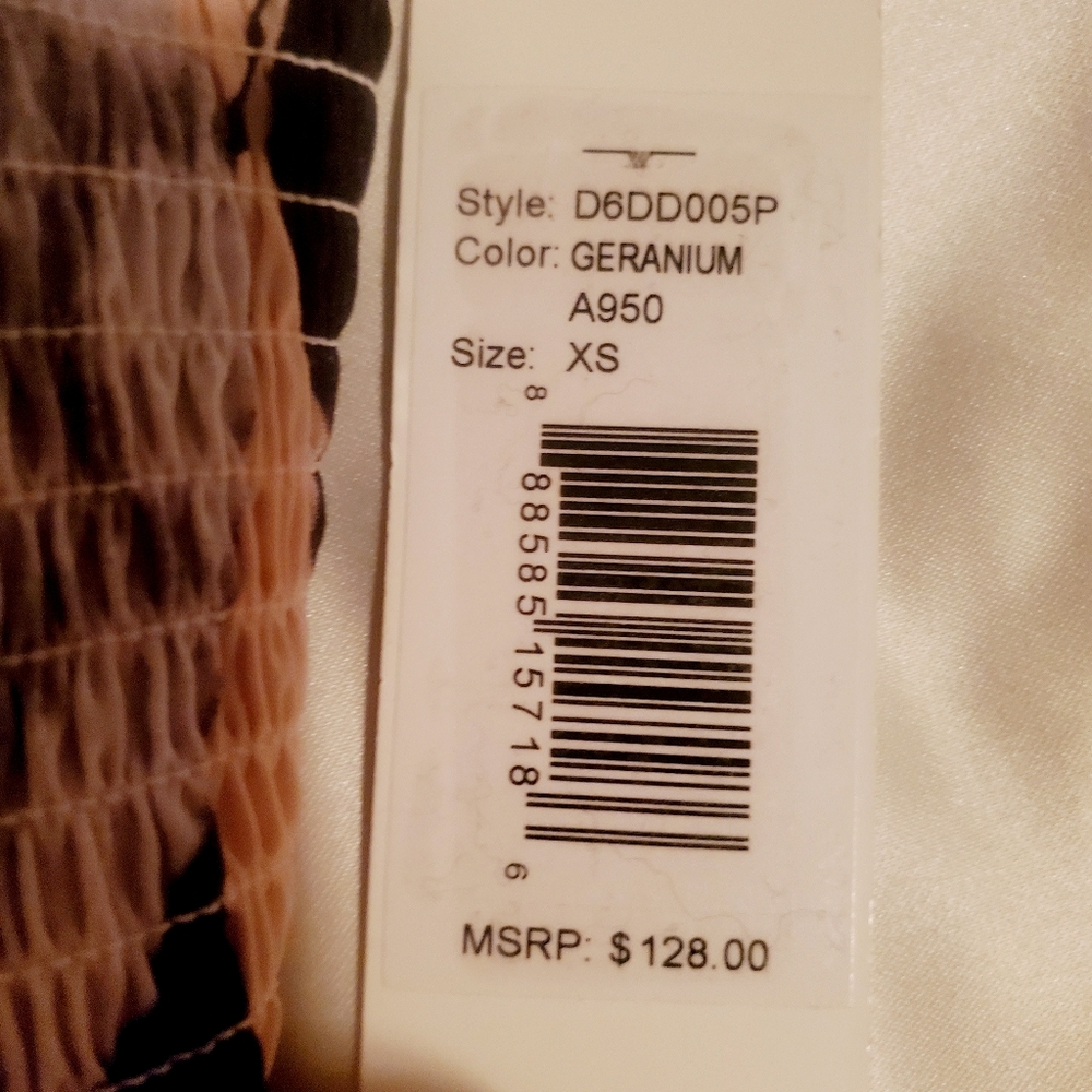 NWT Devlin Strapless Floral Mini Dress XS - Picture 10 of 12